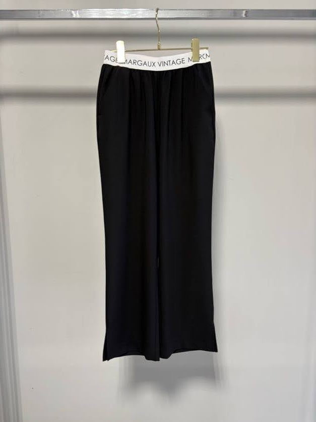 【MARGAUX VINTAGEO】ウエストロゴストレートパンツ/MG PT-27002-S