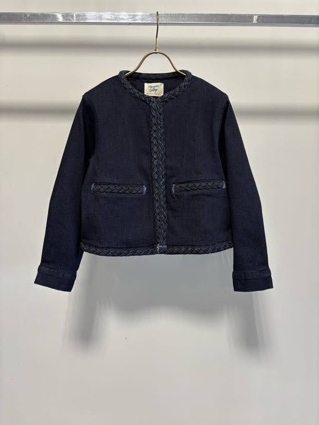 MARGAUX VINTAGEO】編みこみデニムジャケット/MG JK-27009-S