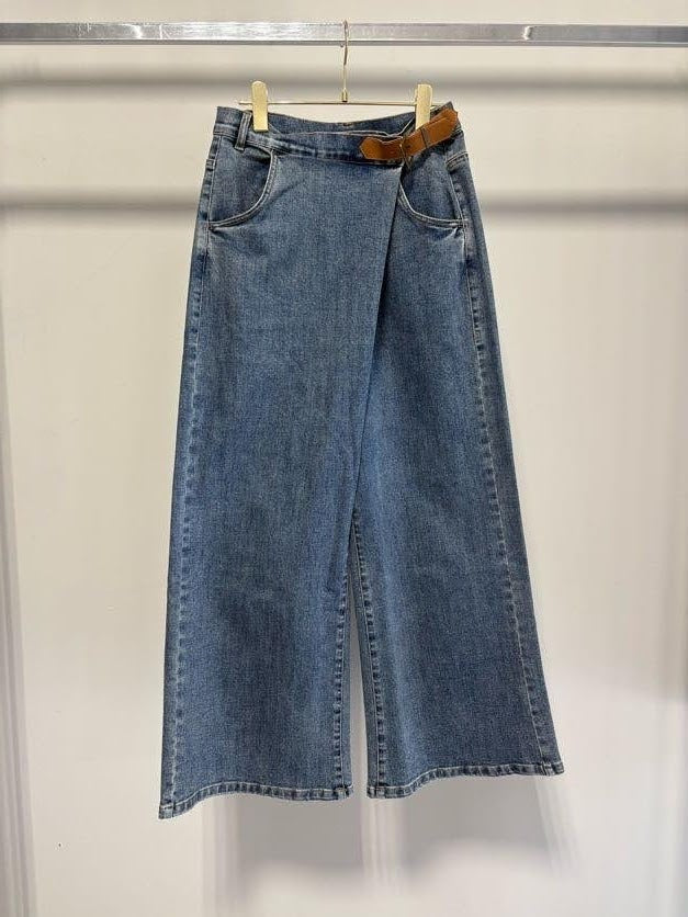 【MARGAUX VINTAGEO】バックルデニムパンツ/MG PT-27015-S