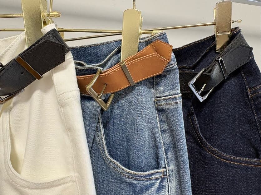 【MARGAUX VINTAGEO】バックルデニムパンツ/MG PT-27015-S