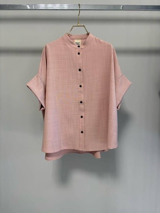 【MARGAUX VINTAGEO】スタンドカラーブラウス/MG BL-27017-S