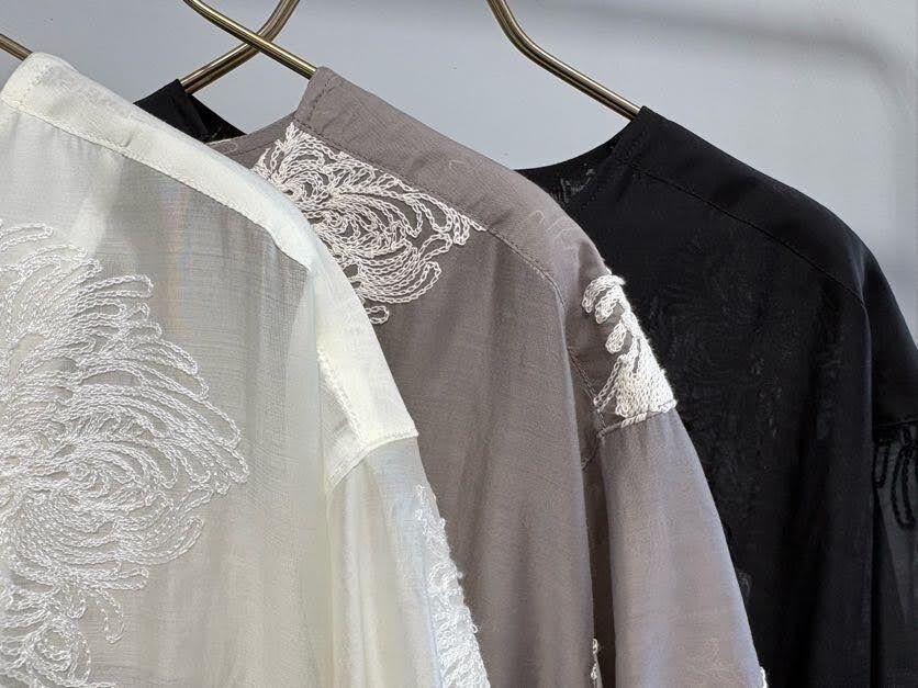 【MARGAUX VINTAGEO】刺繡ジップシアーブルゾン/MG JK-27023-S