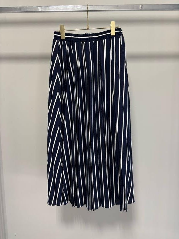 【MARGAUX VINTAGEO】ストライププリーツスカート/MG SK-27026-S