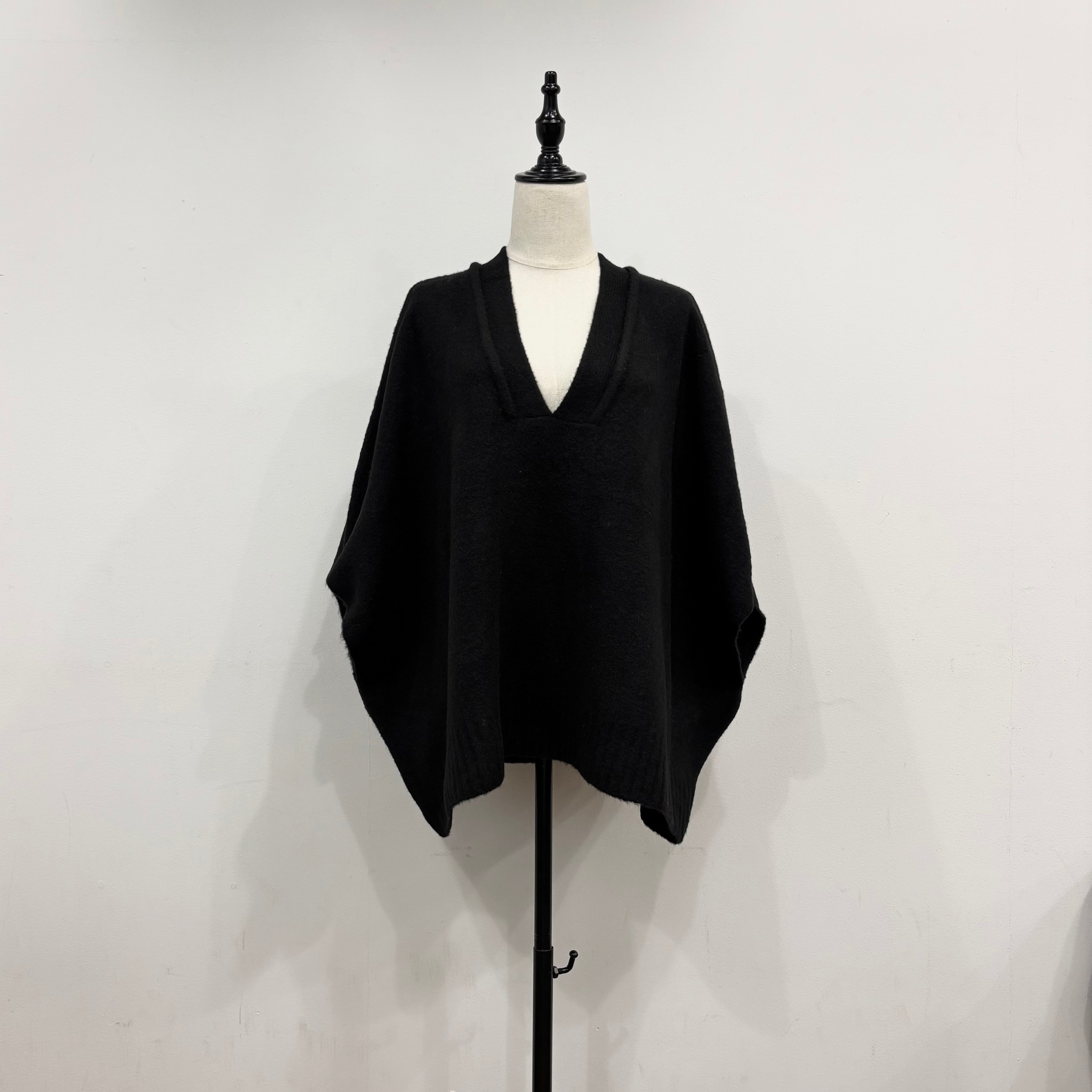 【siro de labonte】Vネックポンチョベスト/R553108