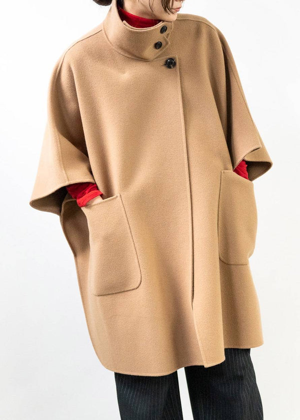 【CLOCHE】ダブルフェイスポンチョコート/55284504