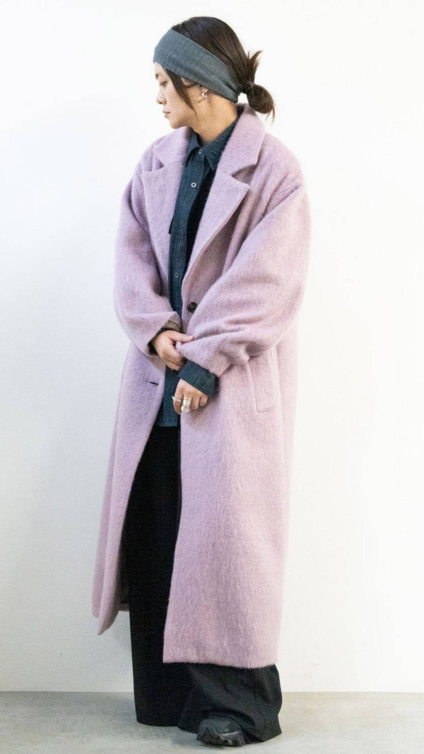 【CLOCHE】シャギーロングコート/550-84001