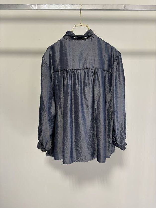 【GOOD VIEW DESIGN】ボウタイ取り外し可ブラウス/GVD BL-27009