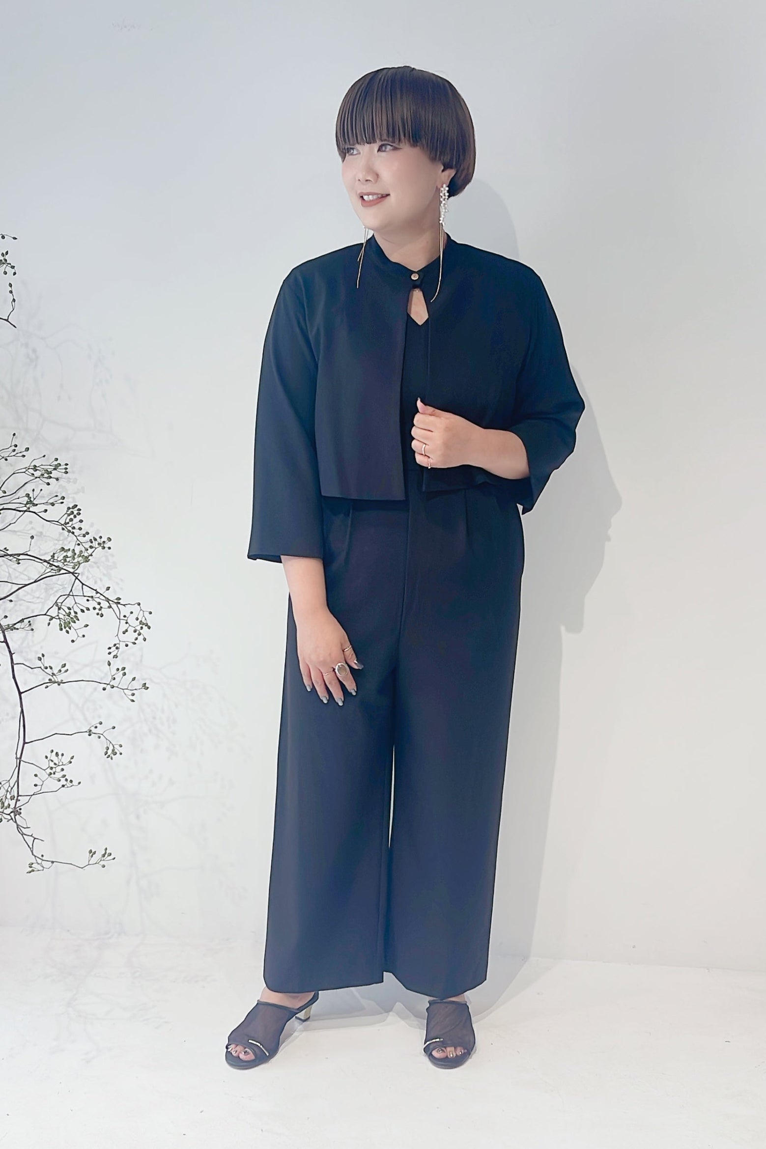 【CHIGNON】ジャケット付きサロペット/3856-417KK