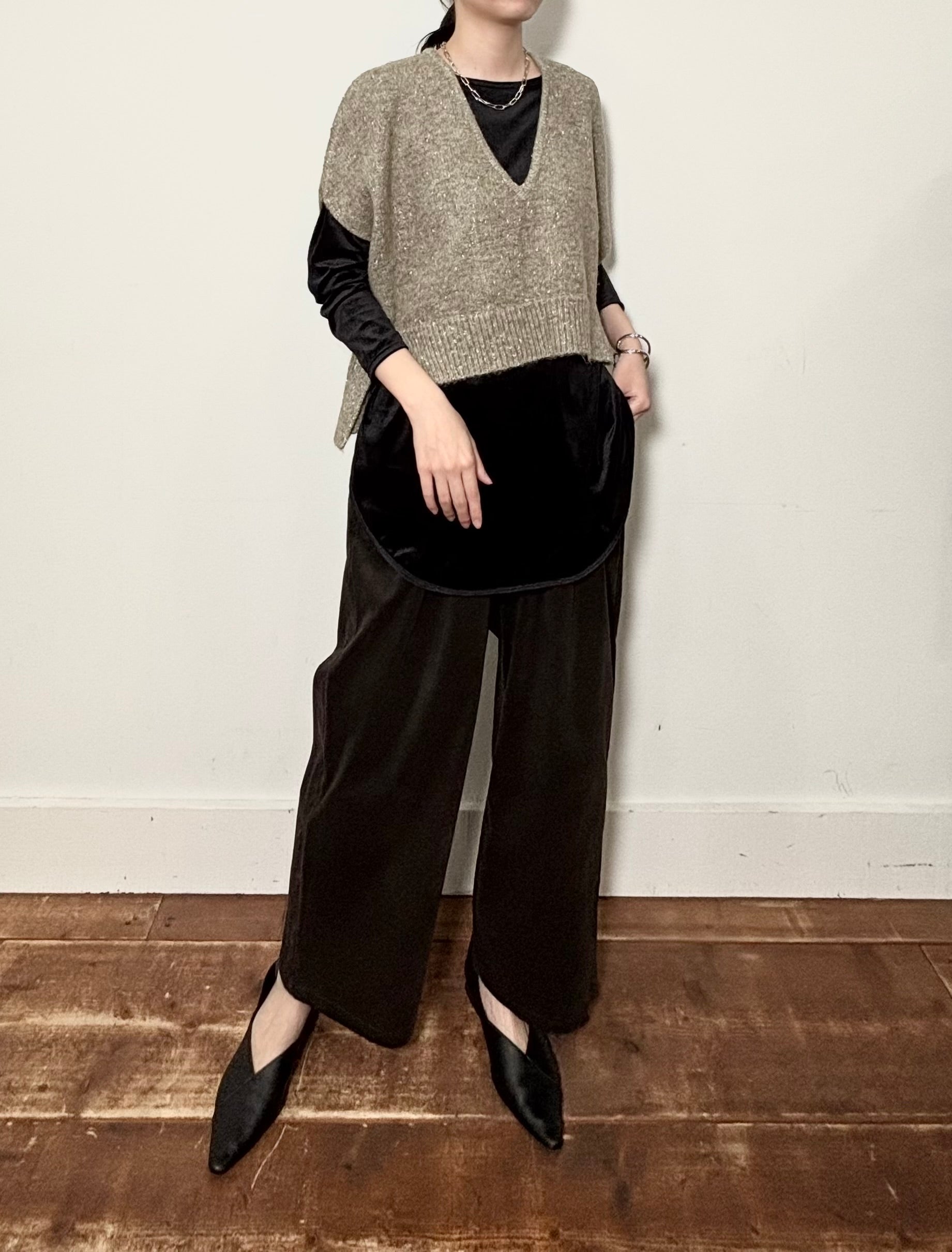 【siro de labonte】ショートベスト/R553103