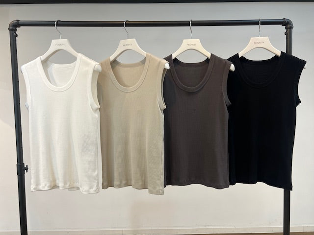 【PRIORITY】深Uタンクトップ/P61151TW