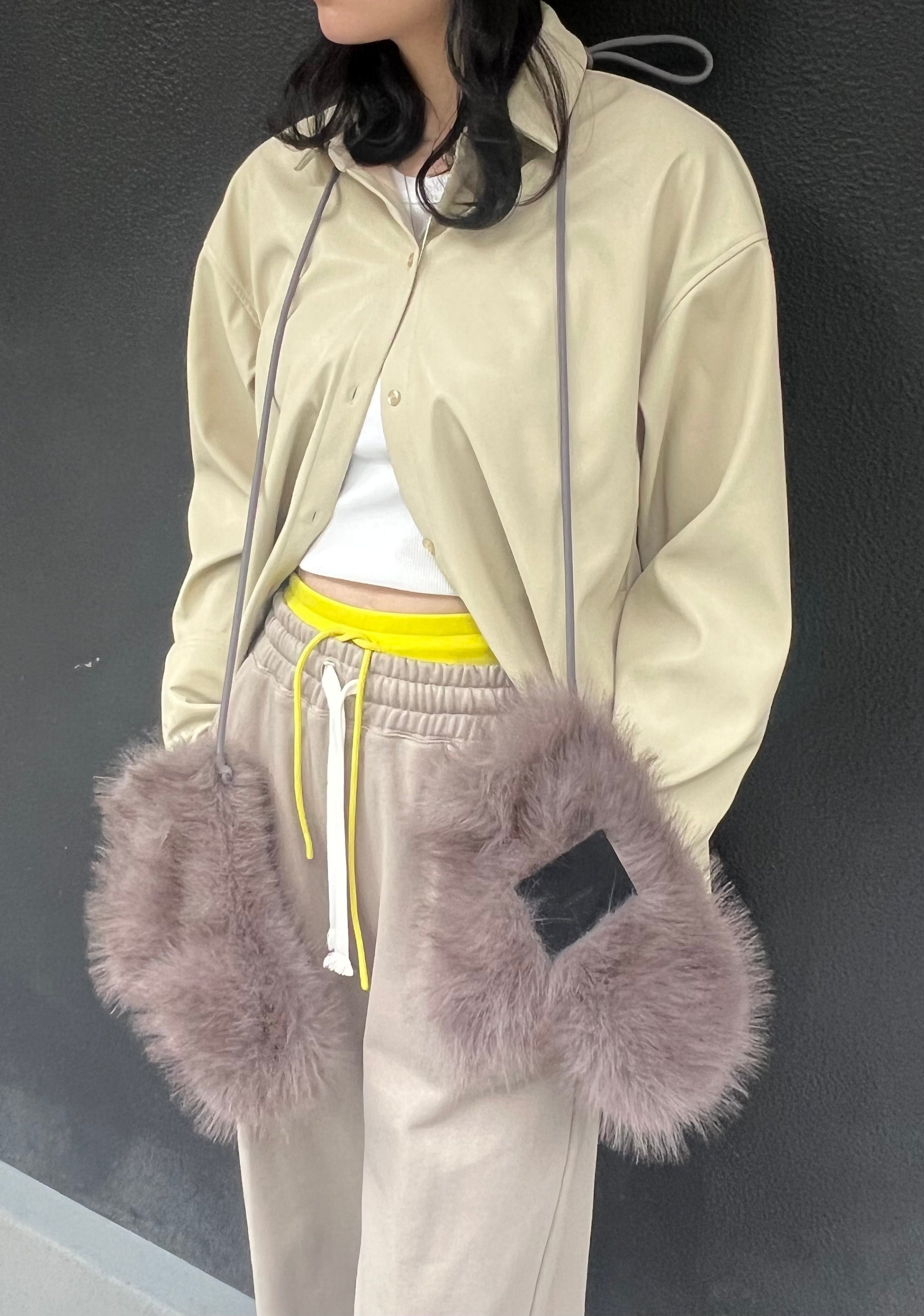 【PRIORITY】エコレザーシャツ/P67061HW