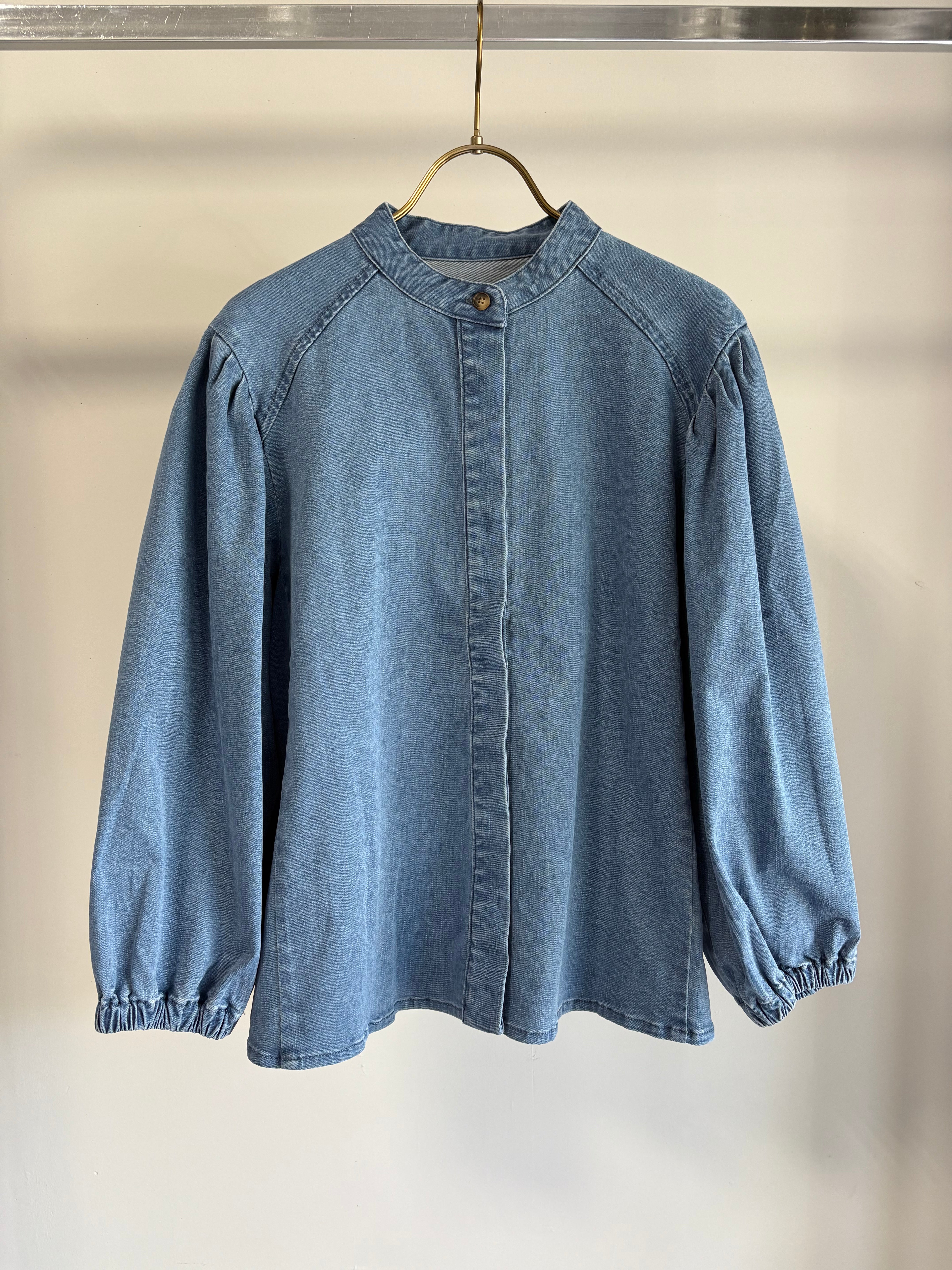 【MARGAUX VINTAGE】デニムブラウス/MG BL-26009-S