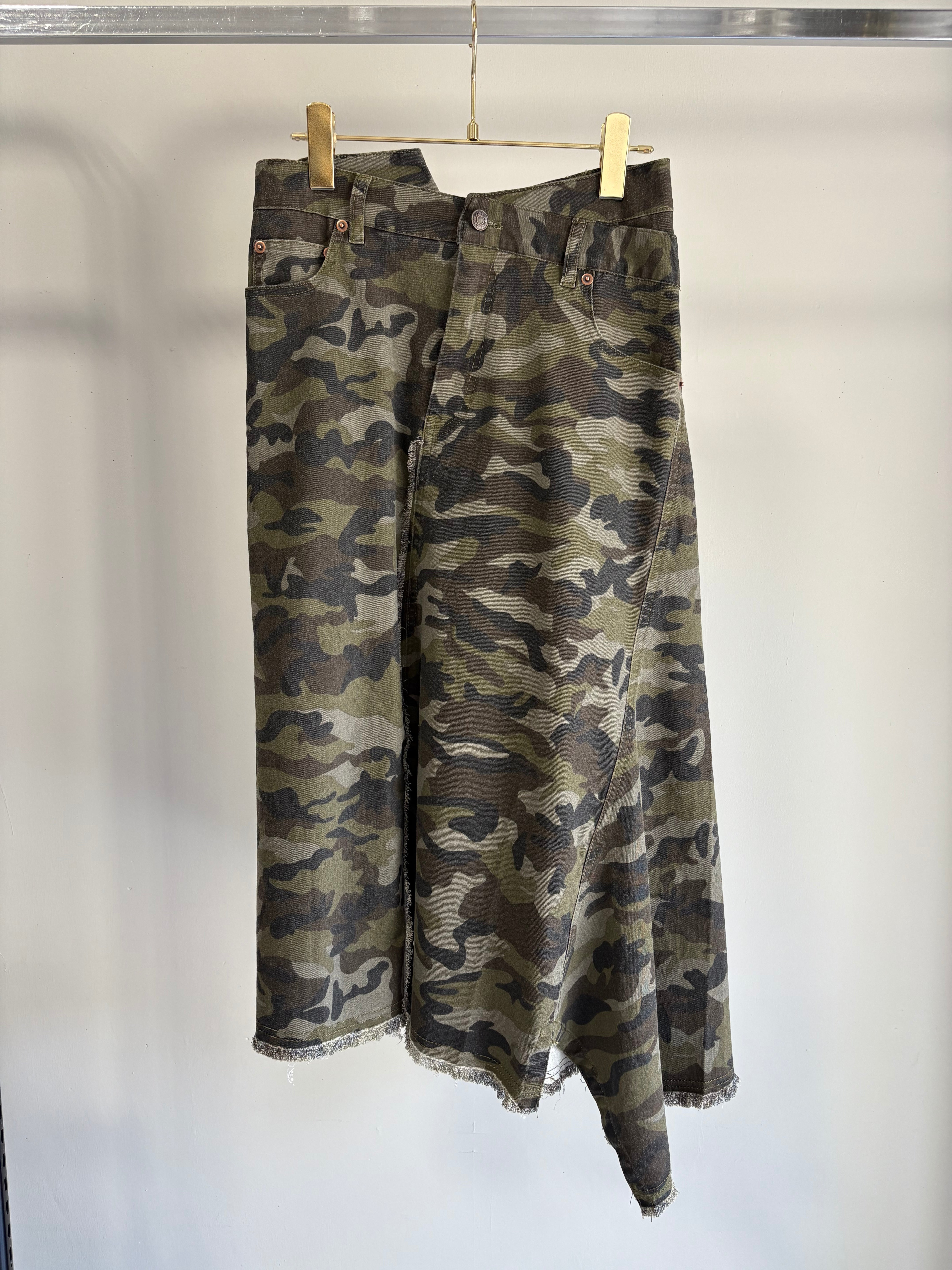 【MARGAUX VINTAGE】カモフラスカート/MG SK-26012-S