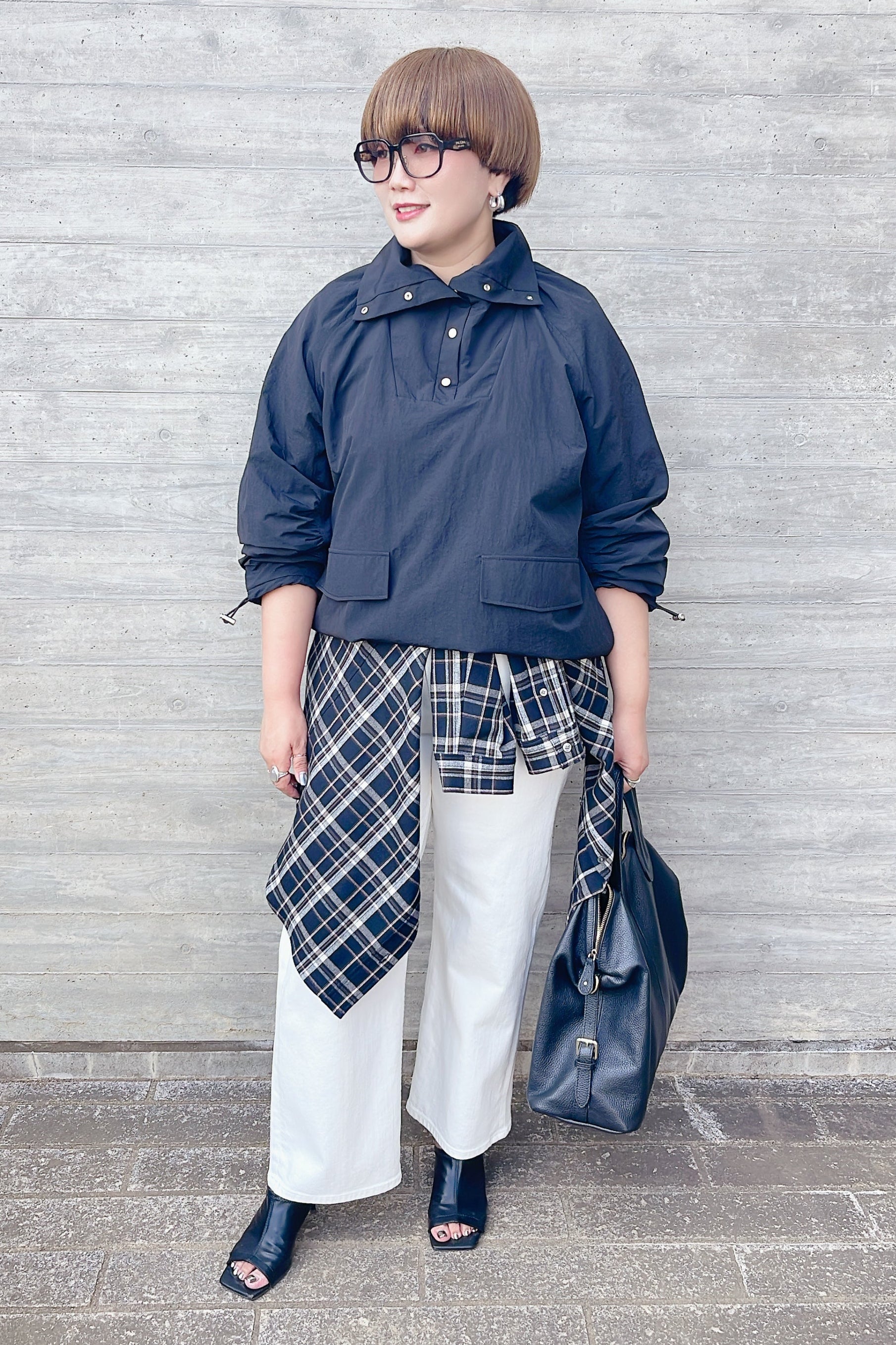 Jasmine様☆MARGAUX VINTAGE ナイロンプルオーバー