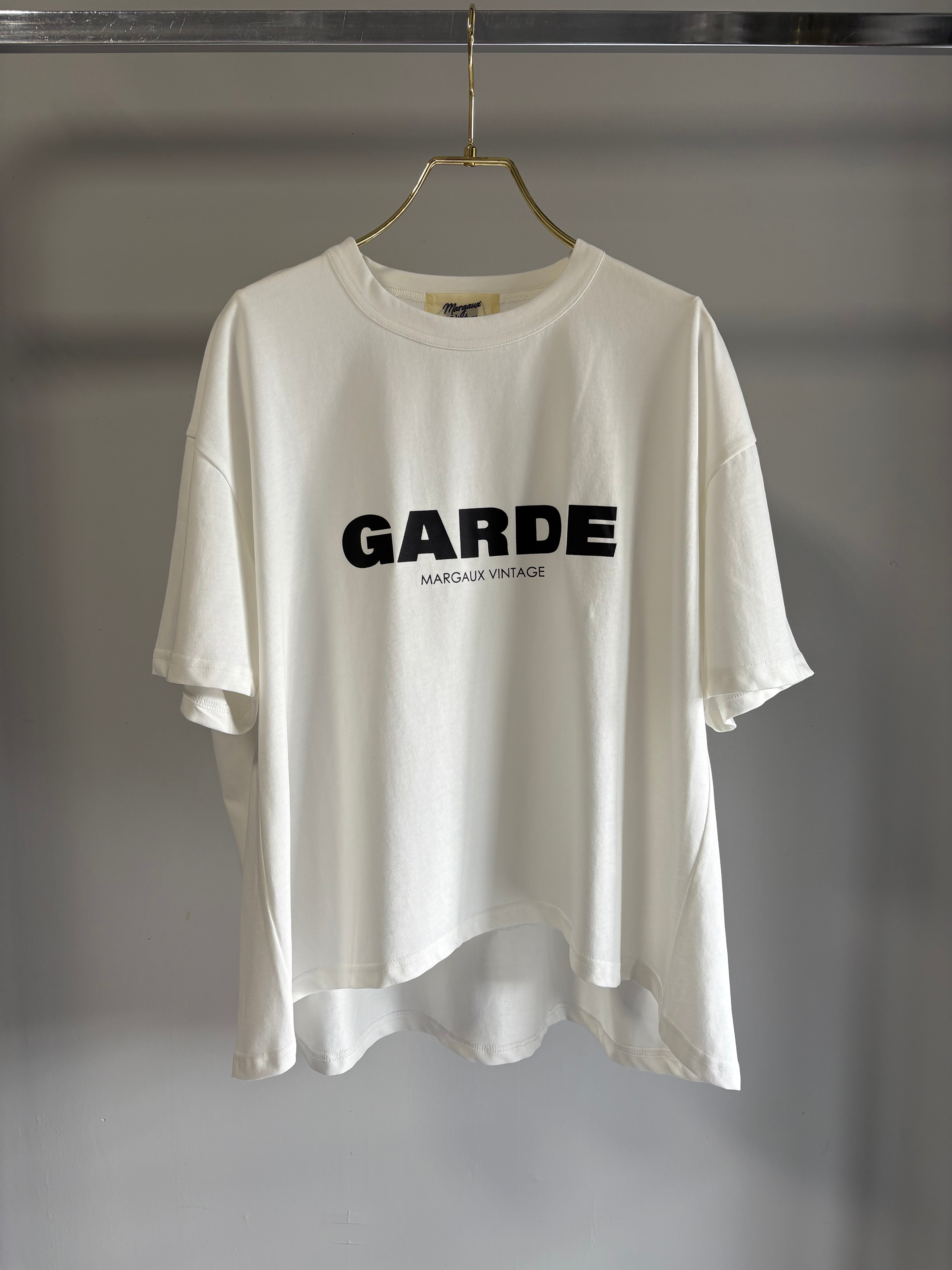 【MARGAUX VINTAGE】GARDE Tシャツ(シルクスクリーン)/MG CT-26031-S