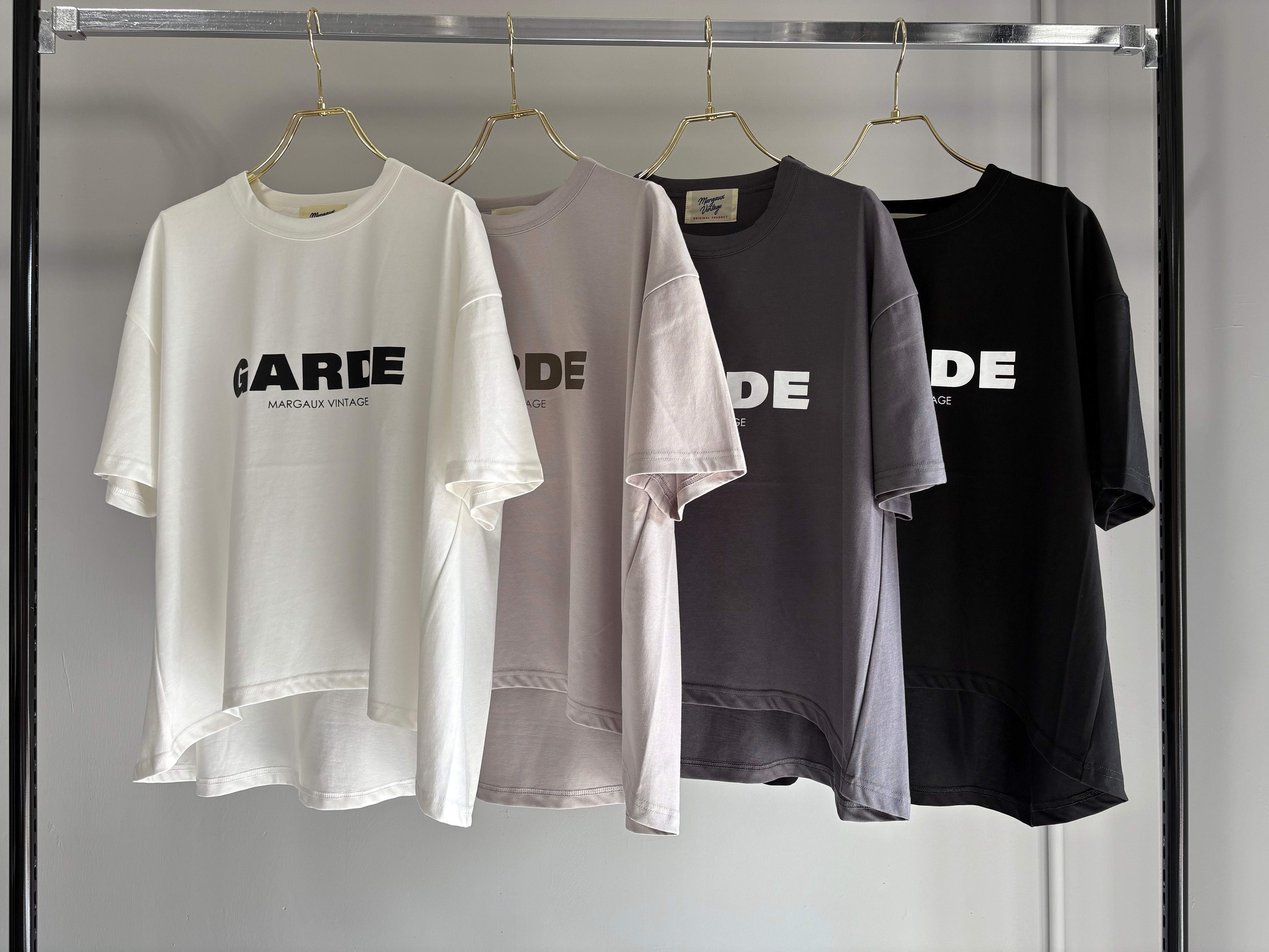 【MARGAUX VINTAGE】GARDE Tシャツ(シルクスクリーン)/MG CT-26031-S