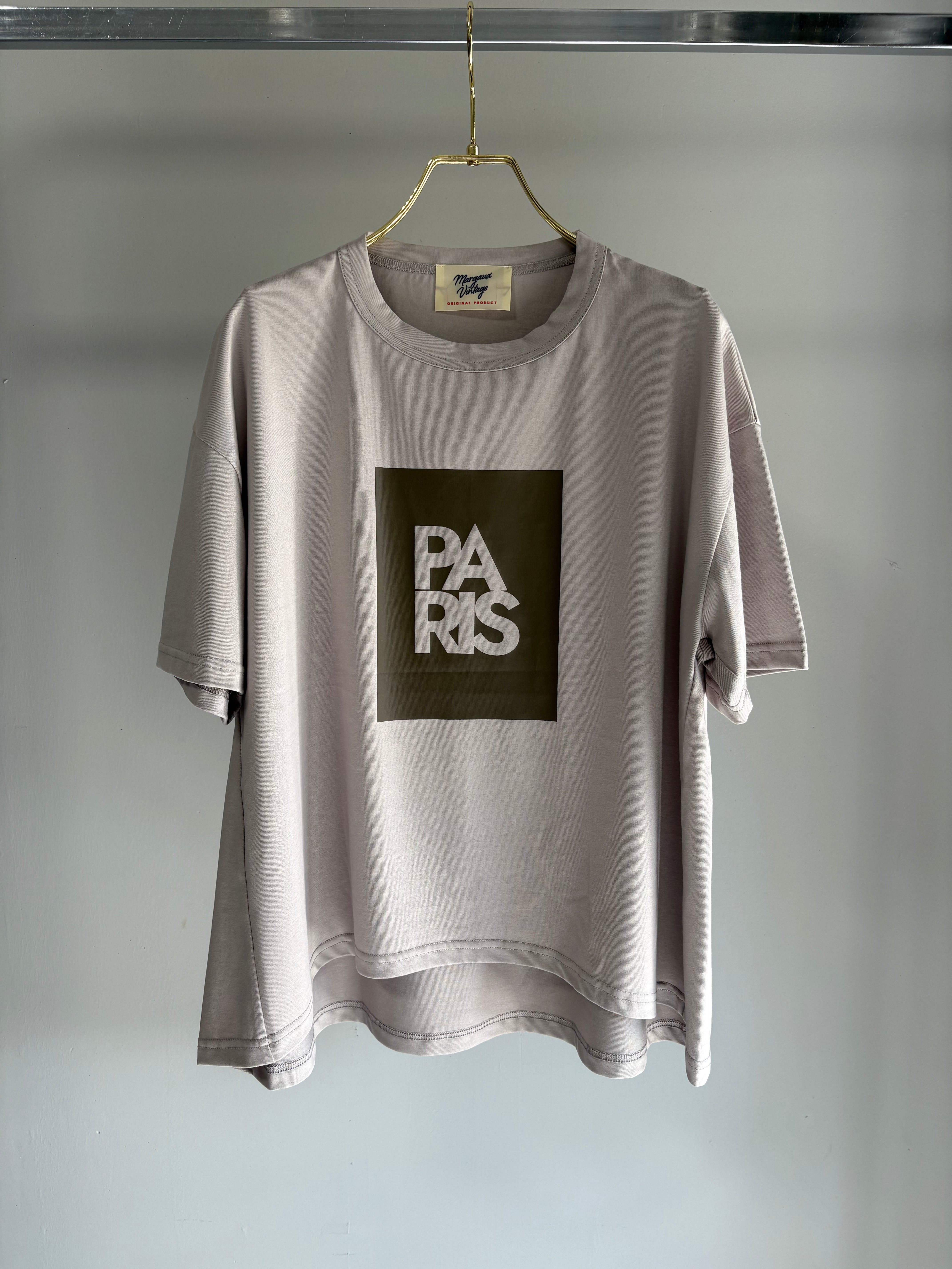 【MARGAUX VINTAGE】PARIS Tシャツ(シルクスクリーン)/MG CT-26032-S