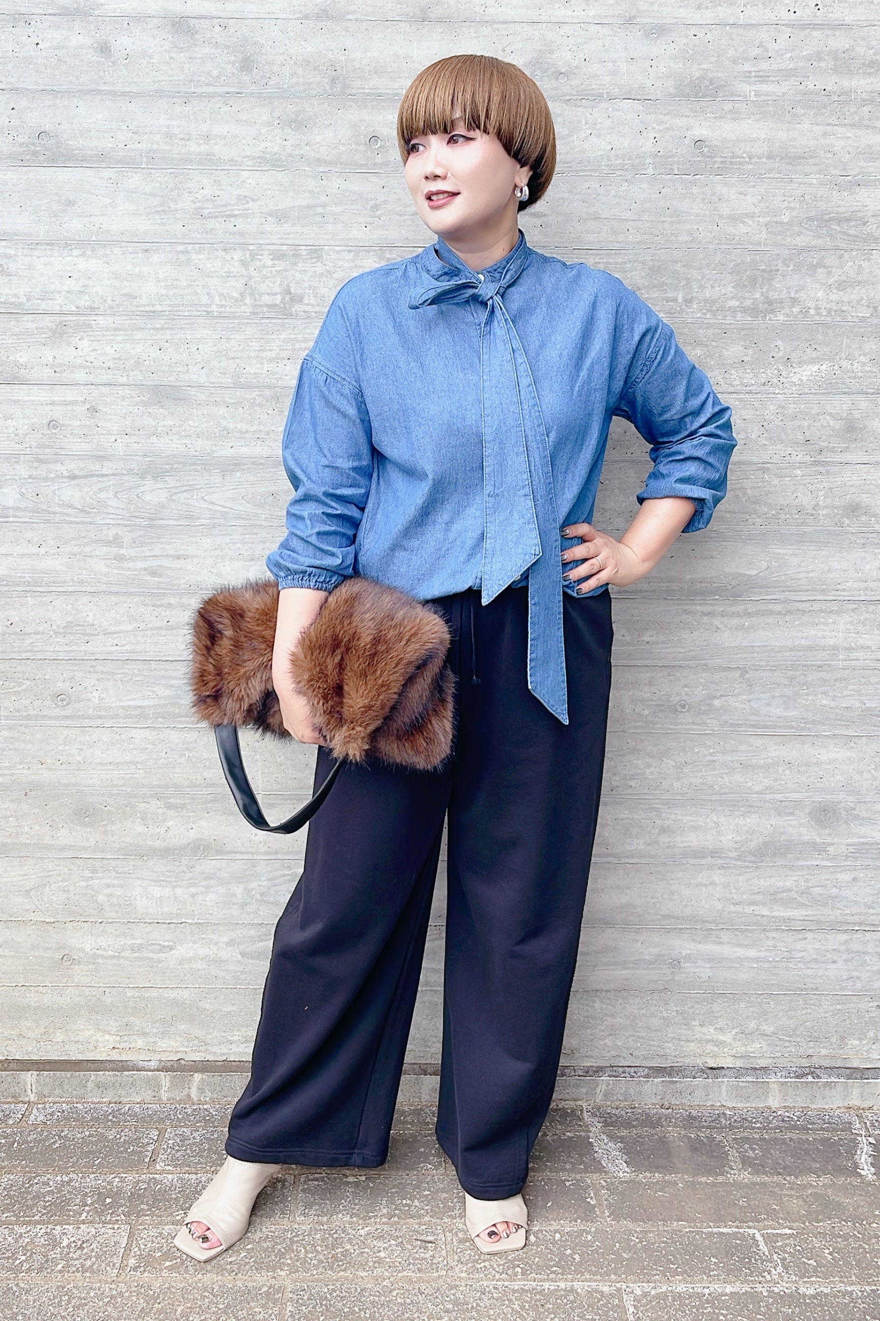 ATELIER BRUGGE】ビックエコファーバック/36AF-07