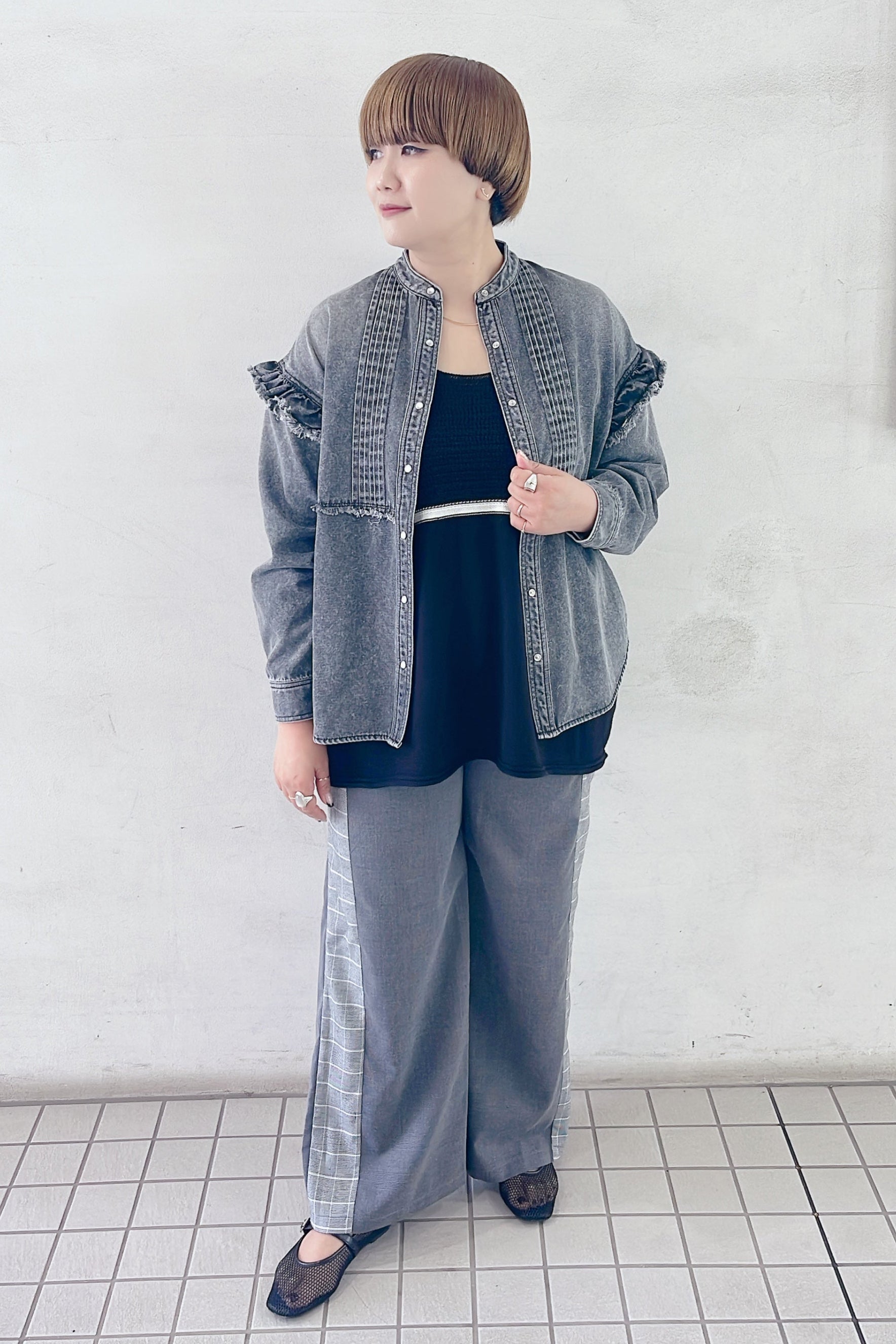 CYAN TOKYO】チェックライングレンチェックパンツ/610431