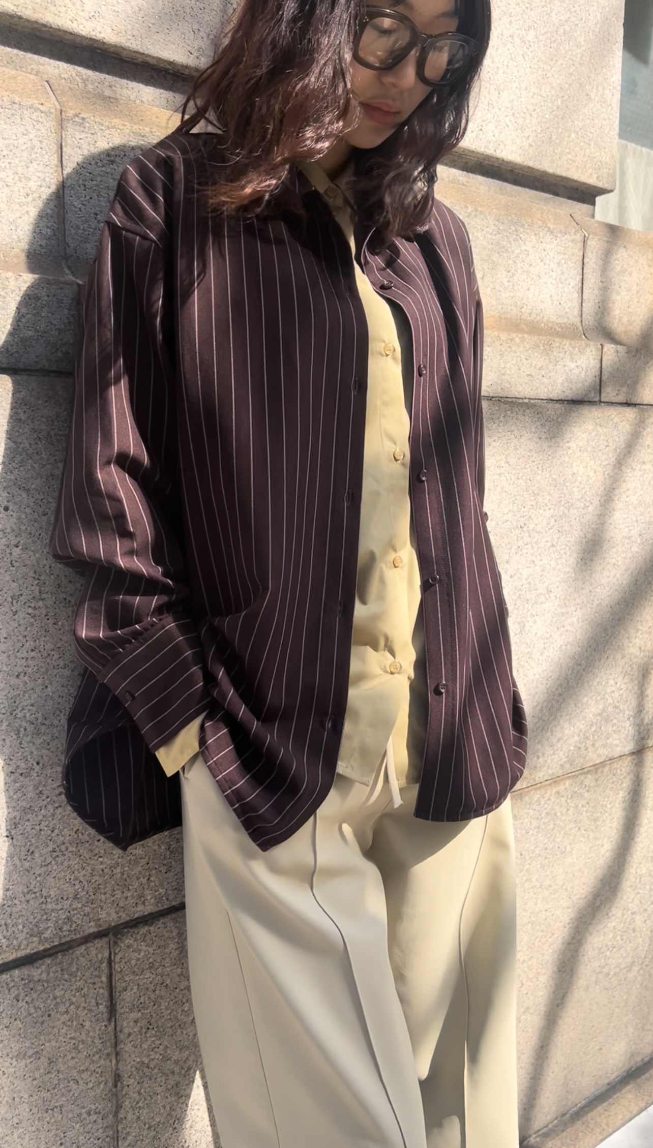 【PRIORITY】レイヤードシャツ/P66175HW