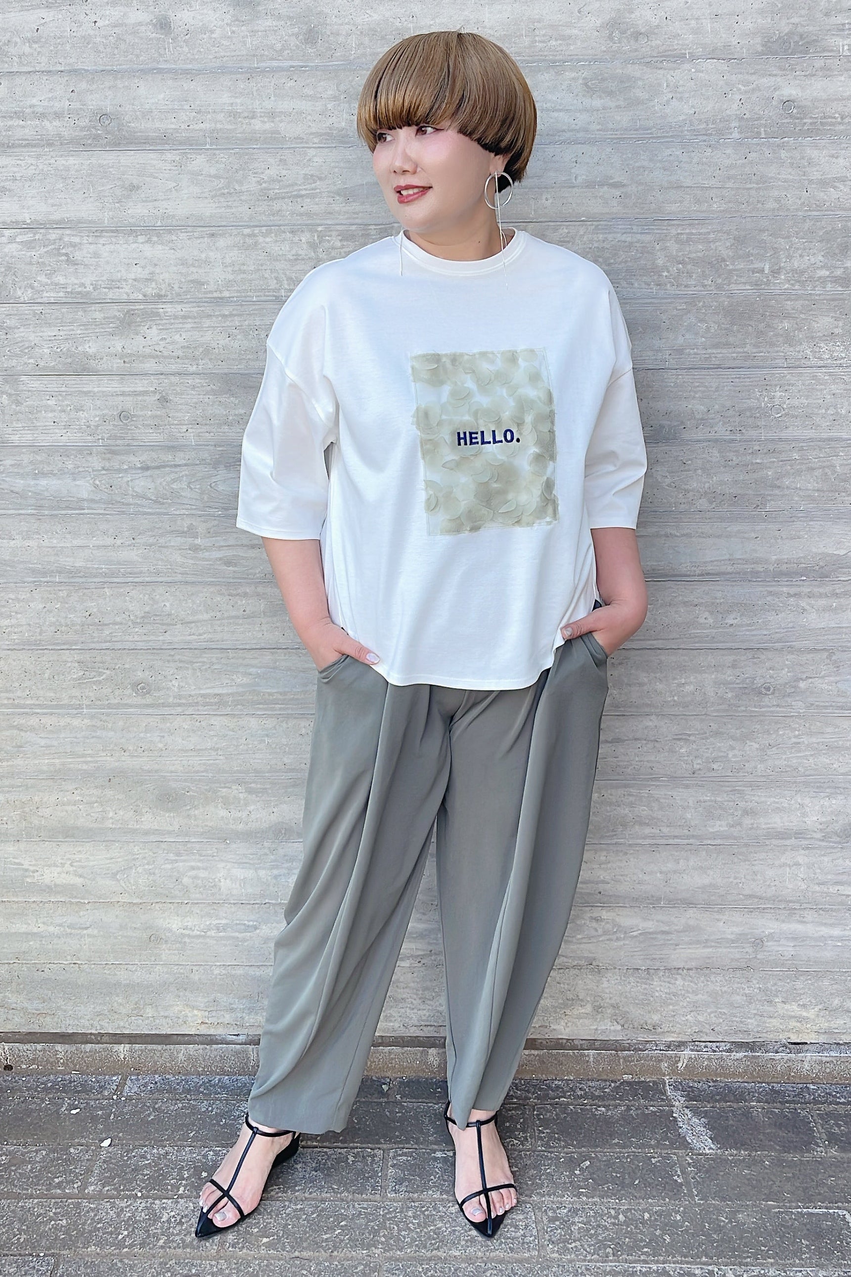 NUS】ZOCCONポンチ×サークルチュール チュールロゴT/610-35020 620-35020