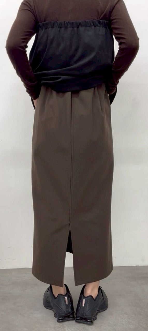 CLOCHE】裏起毛タイトスカート/550-86010