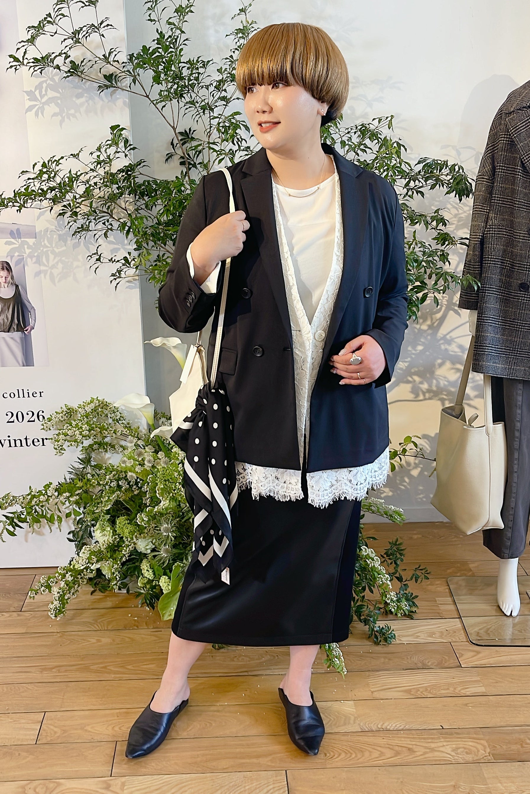 【Dignite Collier】レザーライクスカート/80269121