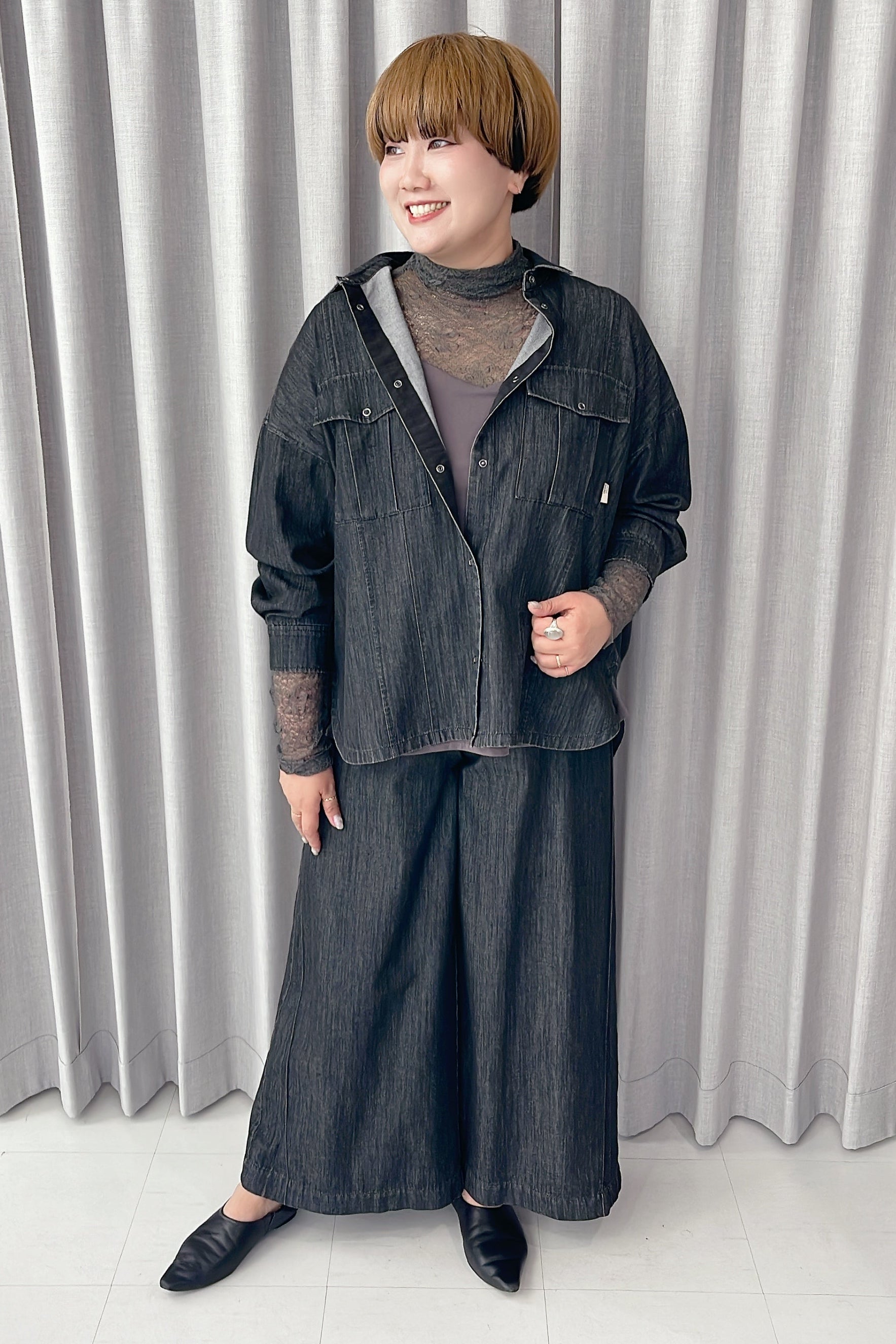 ワイドパンツ