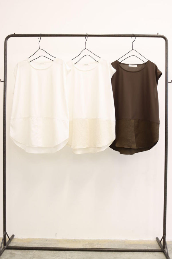 【LE MÉLANGE】ノースリーブ切り替えインナー/8641009