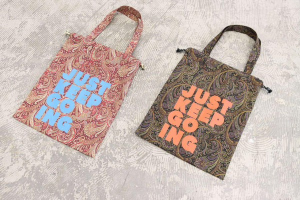 【LE MÉLANGE】ペーズリー巾着バッグ/8648002