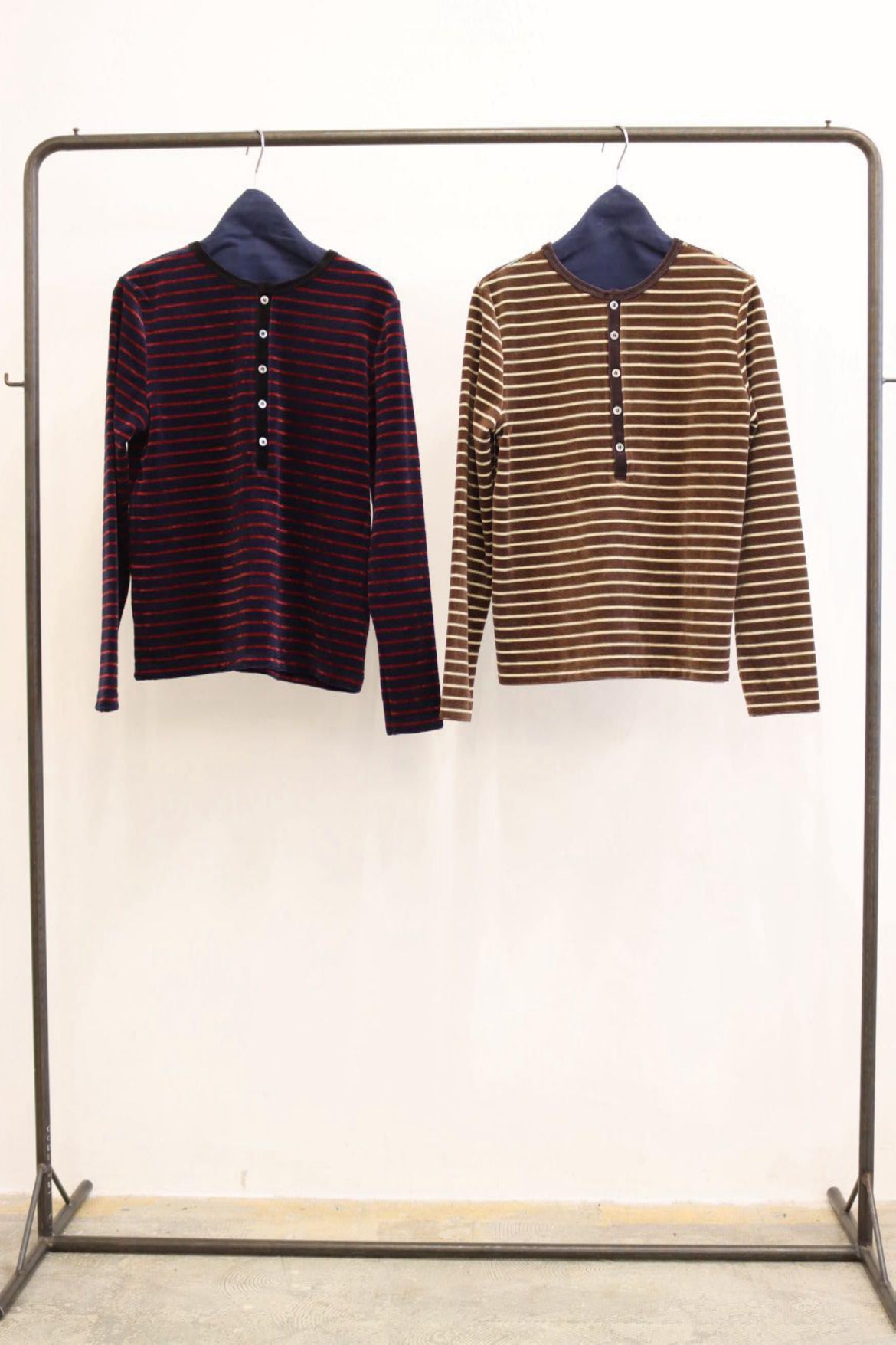 【LE MÉLANGE】2WAYコーデュロイボーダープルオーバー/8651002