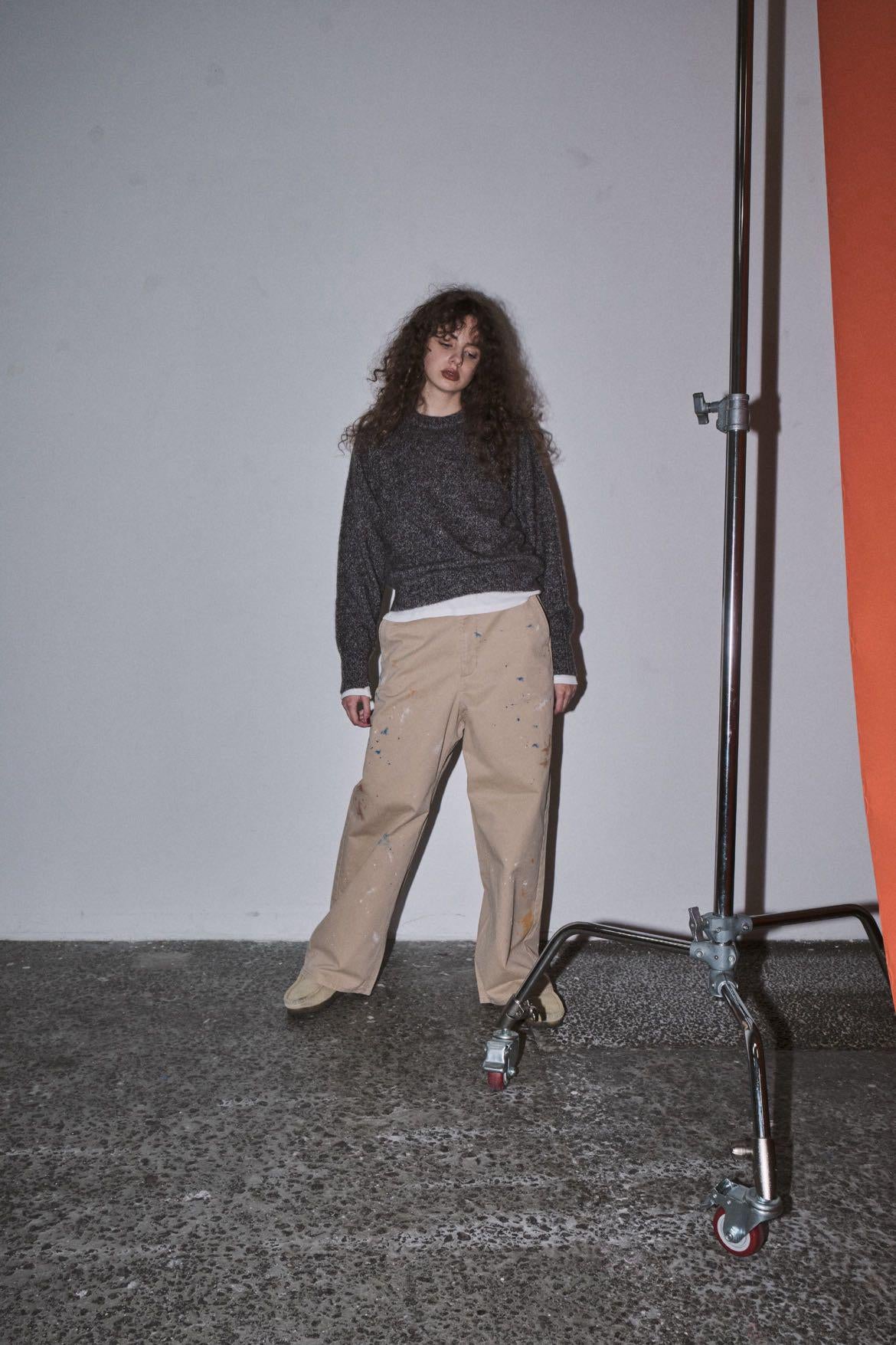 【限定商品】【LE MÉLANGE】ホワイトヤクニット/8652002