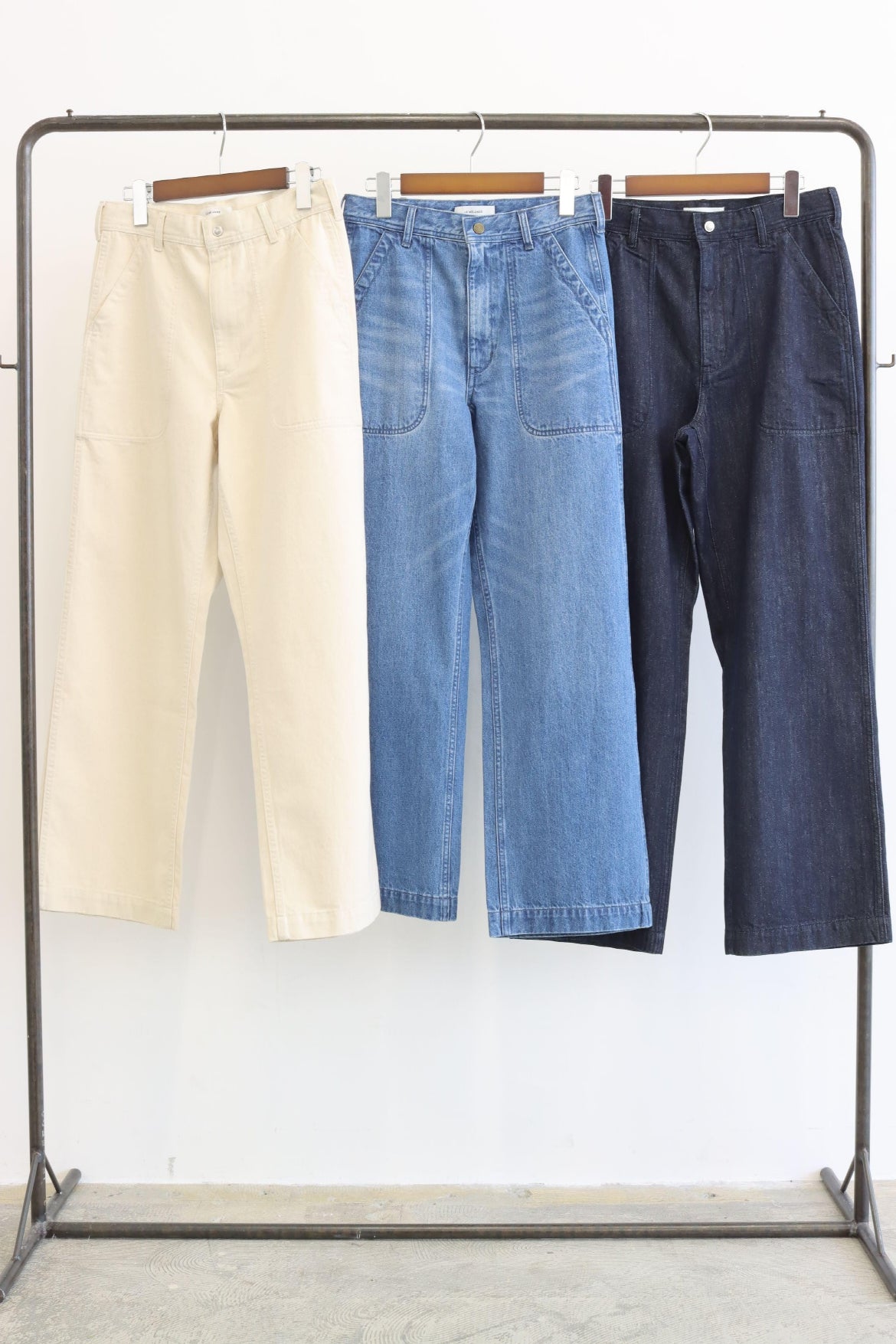 【LE MÉLANGE】デッキパンツ風デニムパンツ/8623503