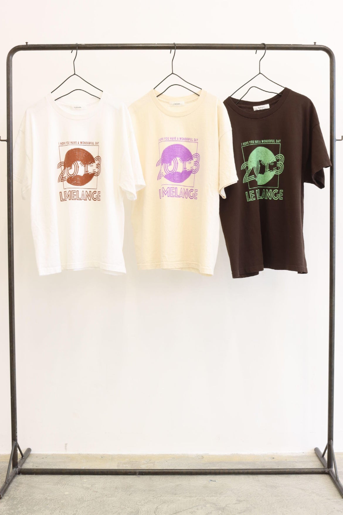 【LE MÉLANGE】ウルトラコットンロゴTシャツ/8621008