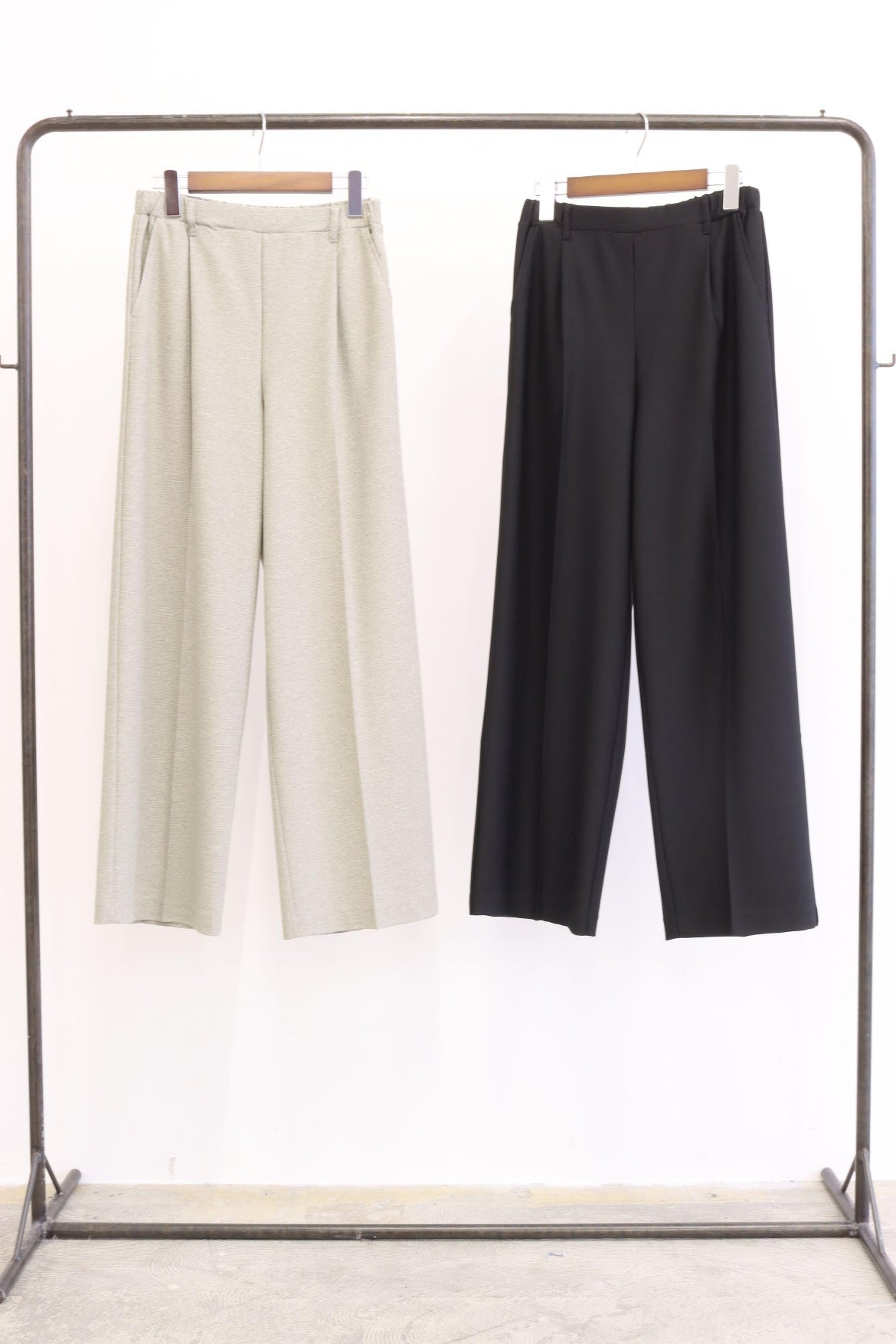 【LE MÉLANGE】タック＆センタープレスイージーパンツ/8621501