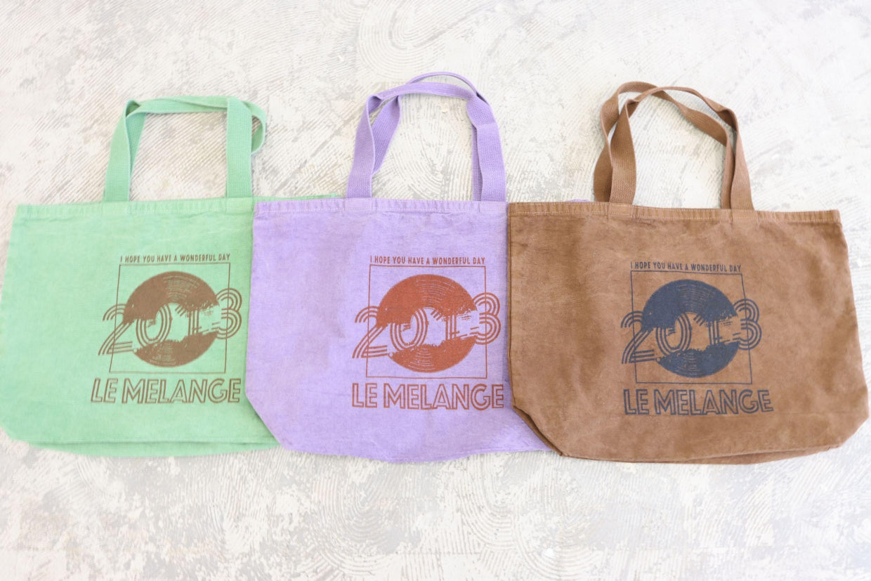 【LE MÉLANGE】ピグメントコットンキャンバストートBAG/8628003