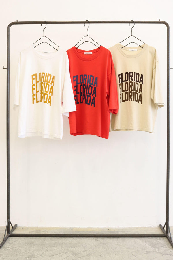 【LE MÉLANGE】6分袖プリントプルオーバー/8711011