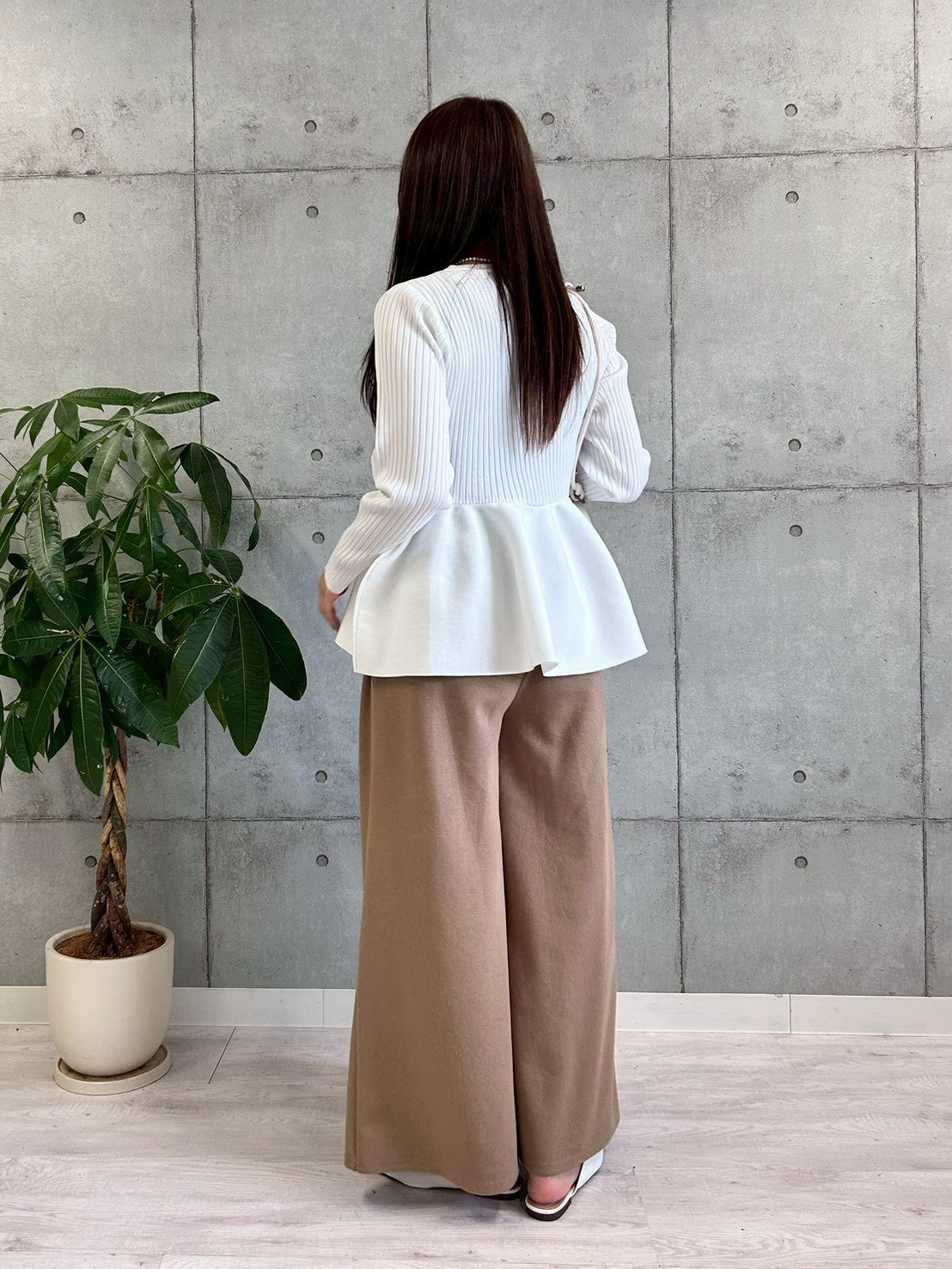 【ROSIEE】ウエストデザインタックスウェットパンツ/R780340