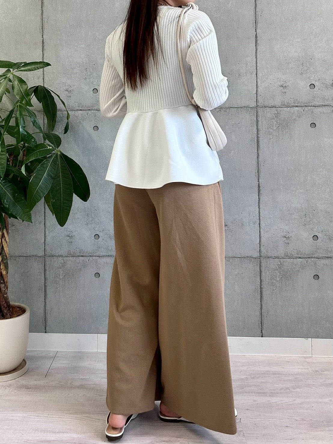 【ROSIEE】ウエストデザインタックスウェットパンツ/R780340