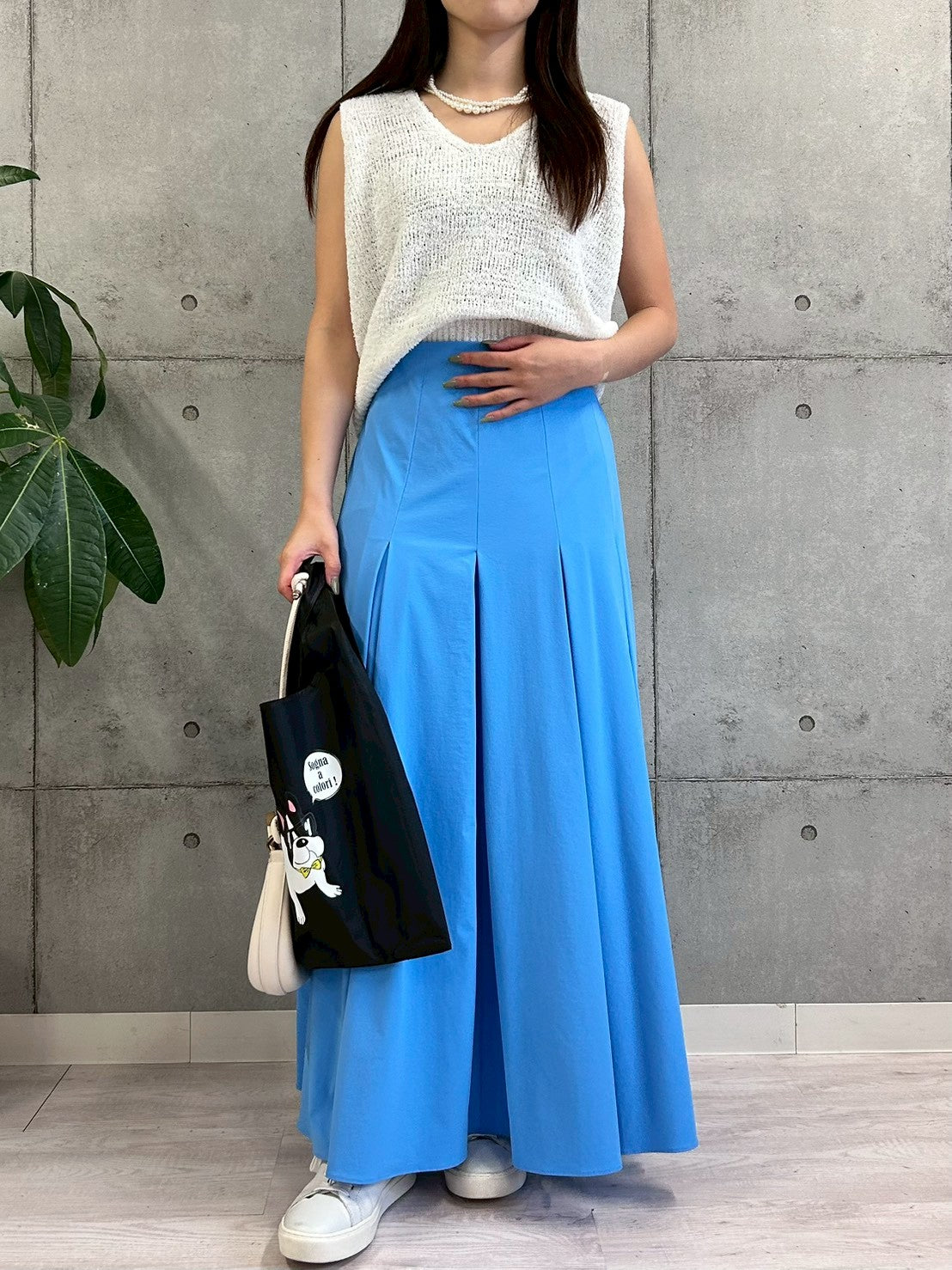 【ROSIEE】チャーム付フレンチブルドッグプリントマルシェバッグ/R781032