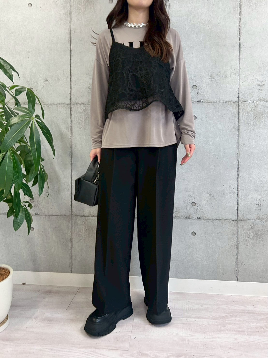 【ROSIEE】刺繡レースビスチェ/R781250