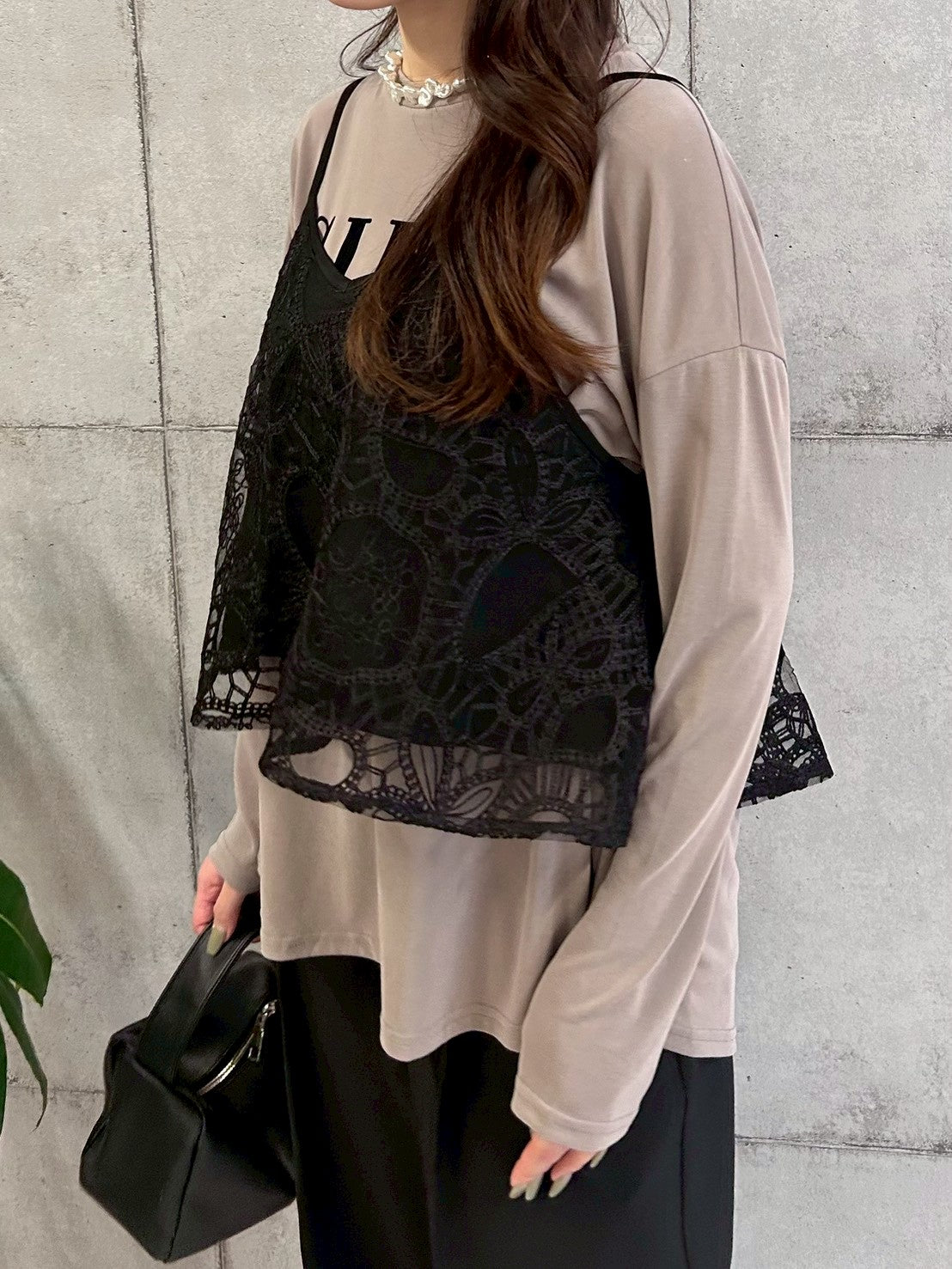 【ROSIEE】刺繡レースビスチェ/R781250