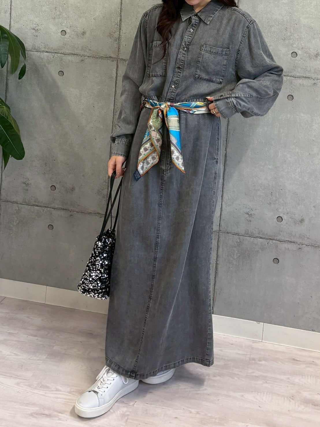 【ROSIEE】テンセルデニムワンピース/R783246