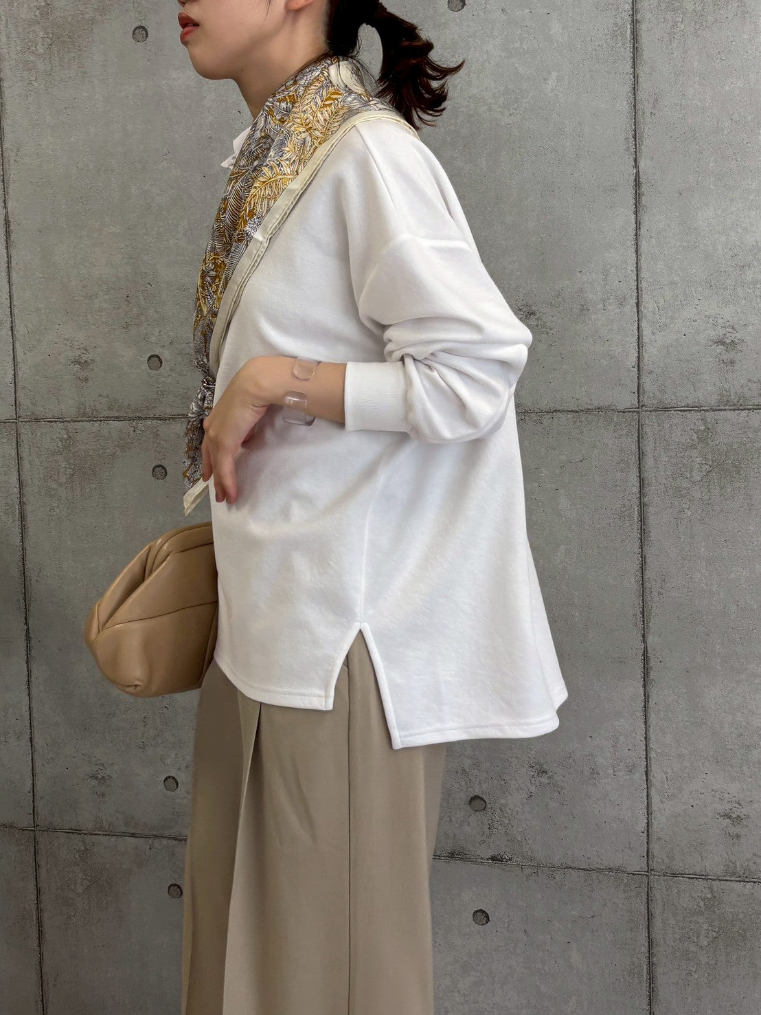 【ROSIEE】シャツレイヤード風スウェット/R780342