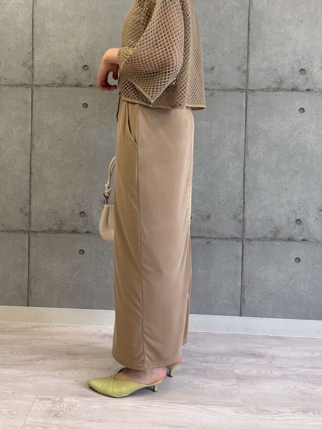 【ROSIEE】ソフトな風合いIラインスカート/R810305