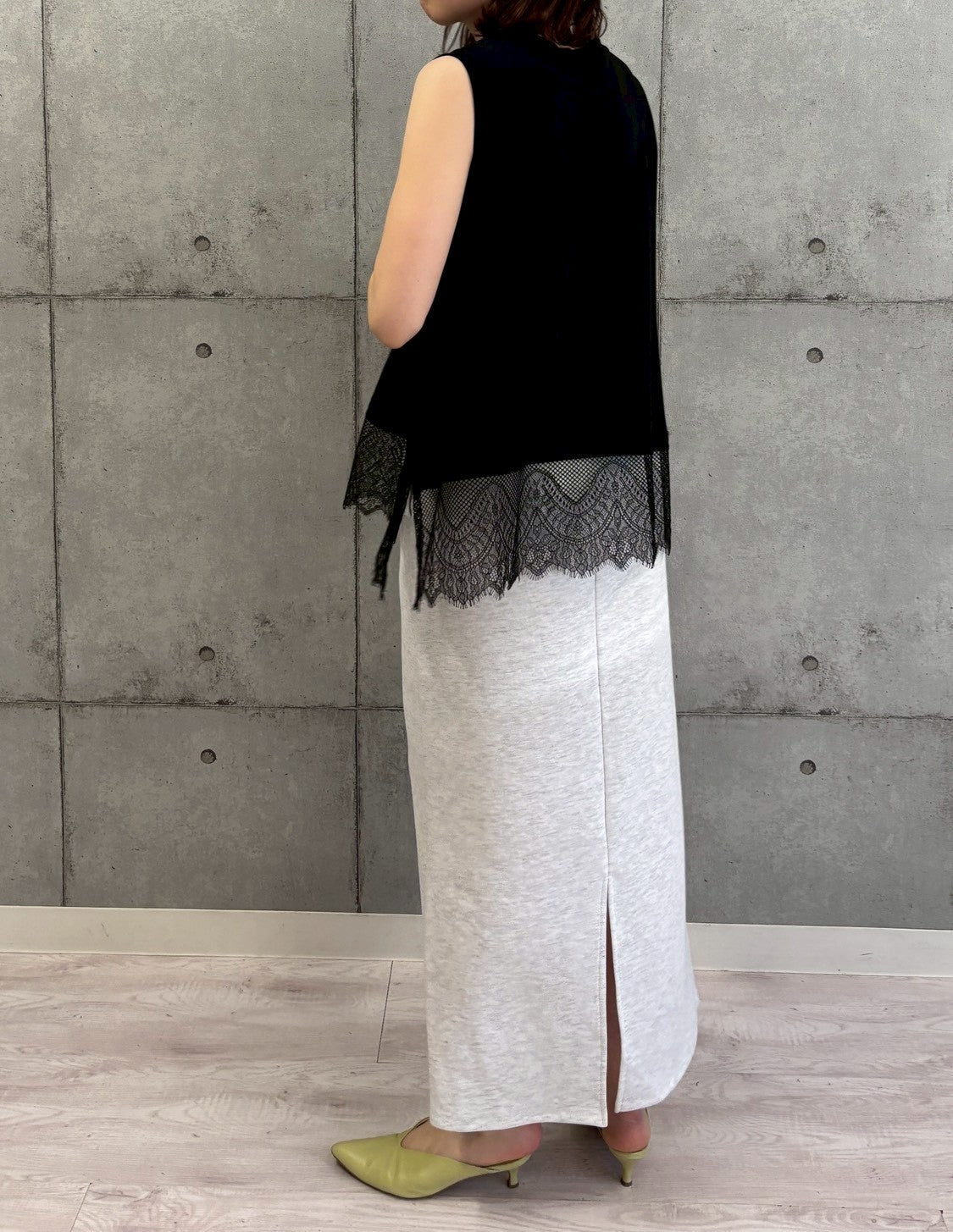 【ROSIEE】裾レーストップス/R810314