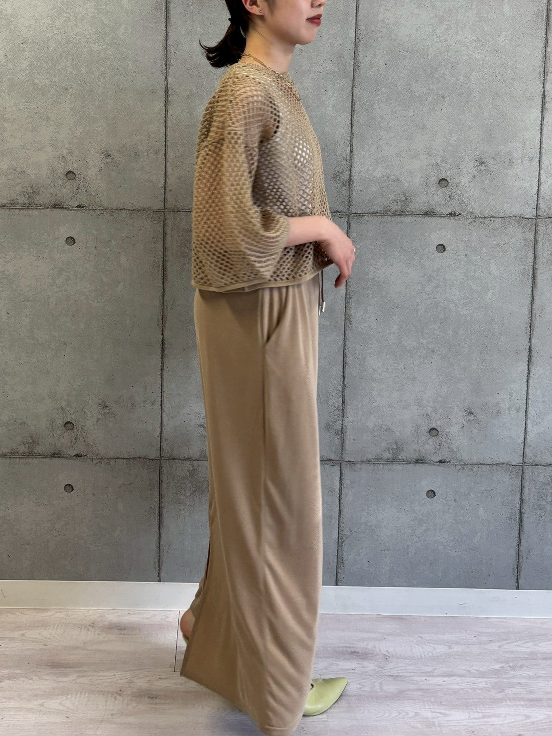 【ROSIEE】ソフトな風合いIラインスカート/R810305