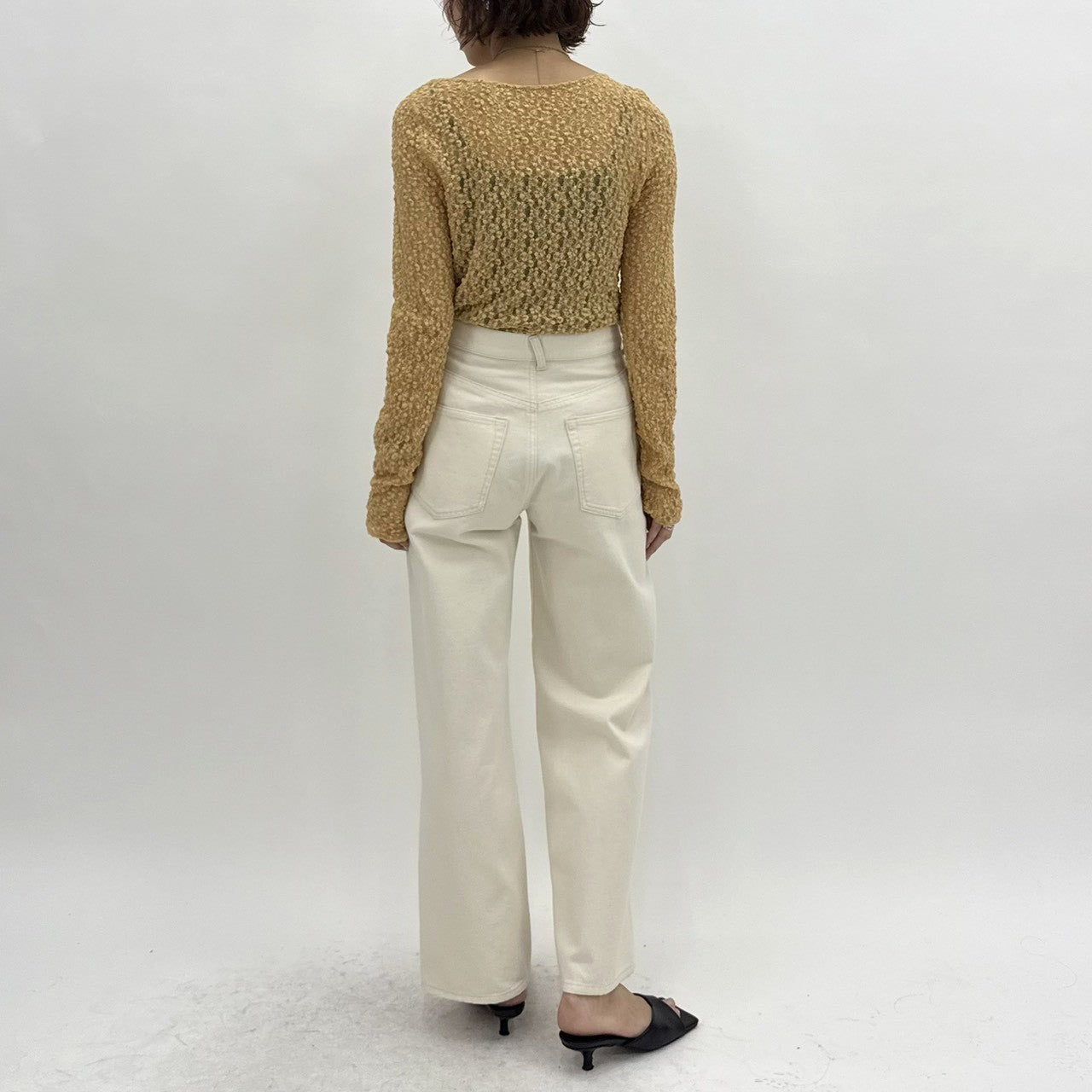 【cafune】ストレッチレースプルオーバー/15930