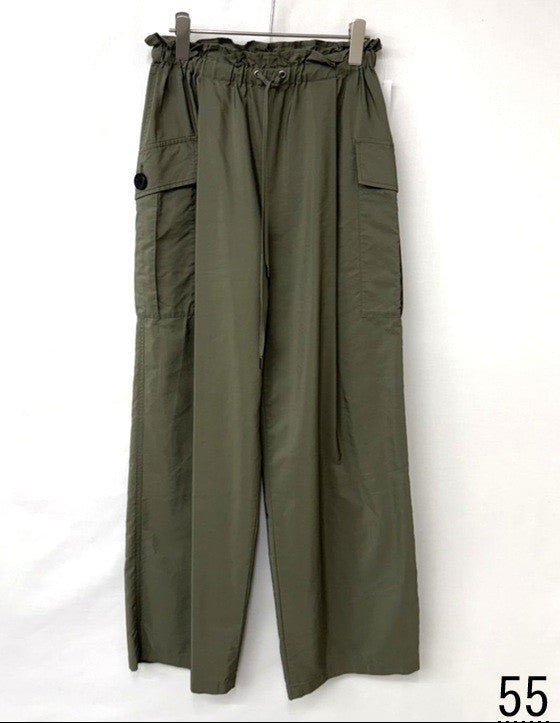 【cafune】コットンキュプラカーゴイージーパンツ/15601