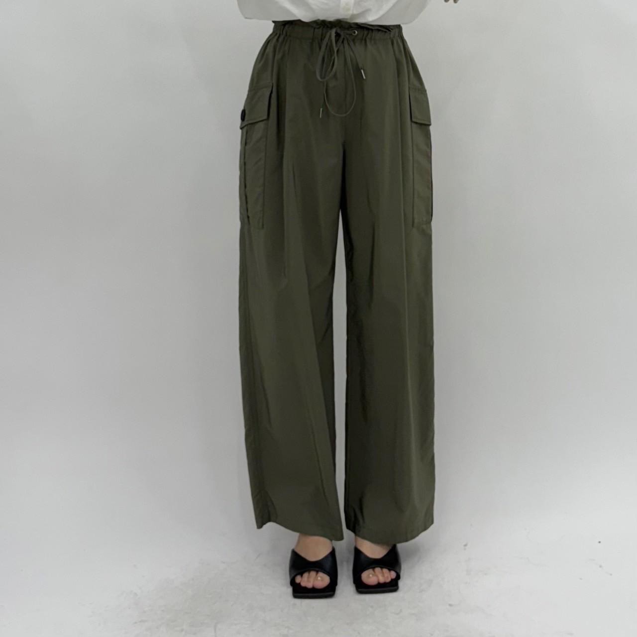 【cafune】コットンキュプラカーゴイージーパンツ/15601